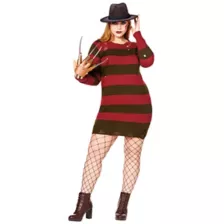 Adult Freddy Krueger Sweater Dress - A Nightmare on Elm Street at Spirit Halloween