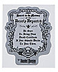 Dearly Departed The Haunted Mansion Decal