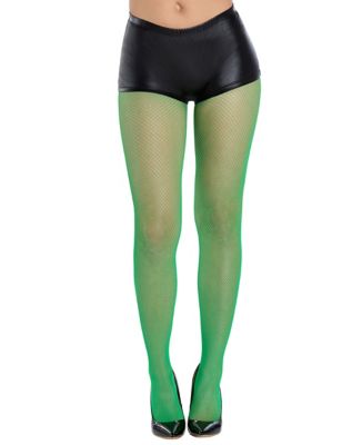 Neon green fishnet tights hotsell