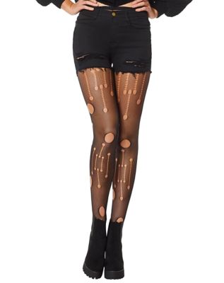 Plus Size Ripped Tights