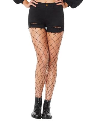 Large Net Plus Size Fishnet Tights by Spirit Halloween