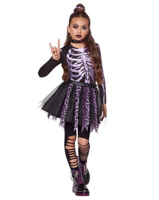 Skeleton Bling Teen Girls' Teen Halloween Costume