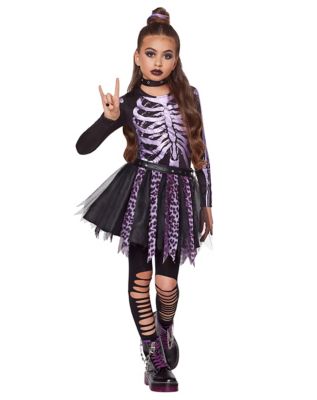 GOTHIC PRINCESS COSTUME Girls Large 12-14 Halloween Child Vampire Goth  Black NEW