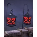 Red LED Creepy Bats Lantern Pathway Markers - 3 Pack at Spirit Halloween