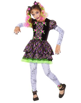 Women's Zombie Doll Puppet Costume Broken Doll Costume Ghost Costume  Porcelain Baby Girl Halloween Circus Clown Fancy Dress