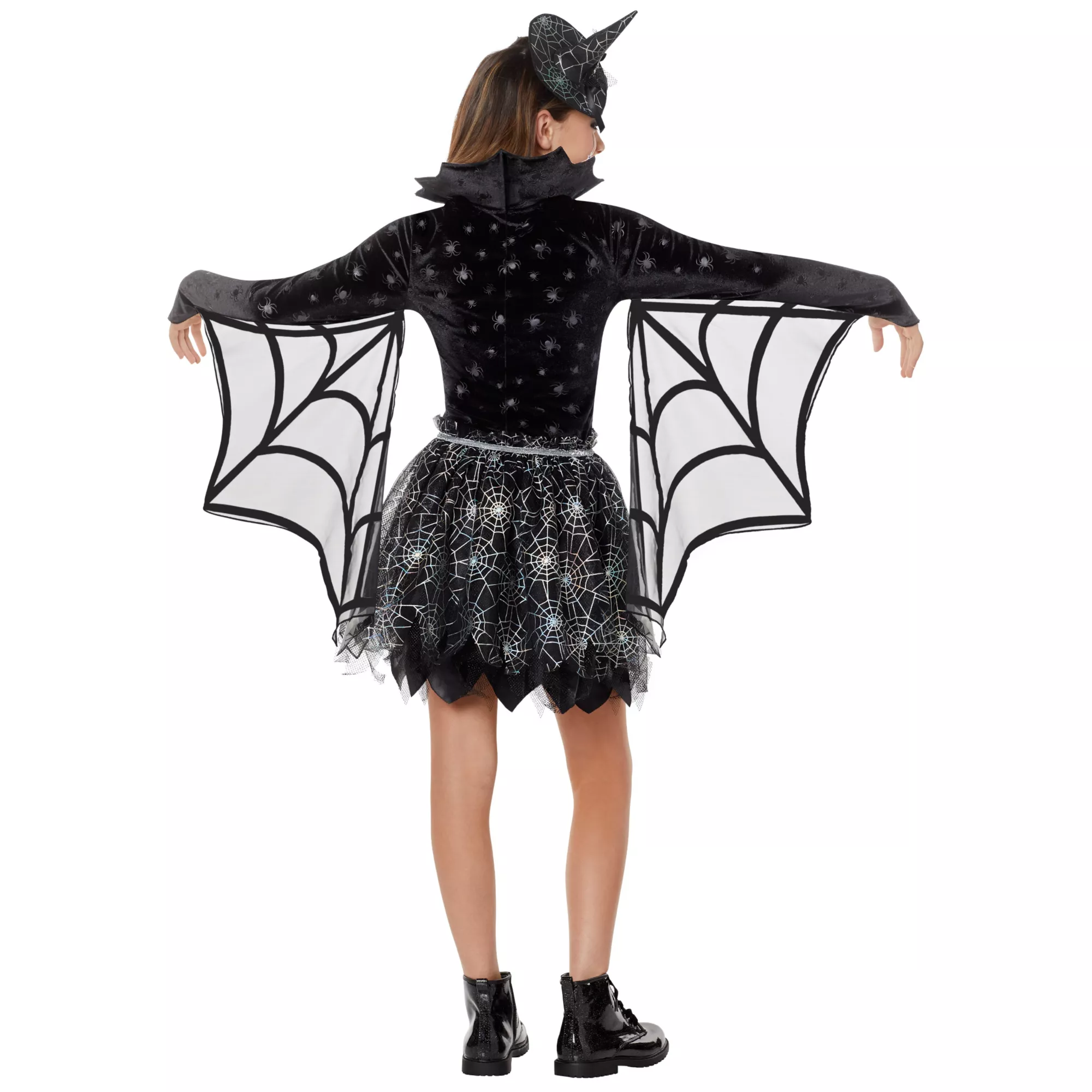 Kids Webbed Spider Dress at Spencer's