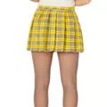 Adult Yellow Plaid Skirt at Spirit Halloween