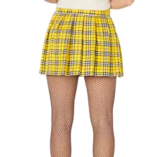 Adult Yellow Plaid Skirt at Spirit Halloween
