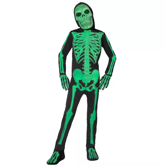 Kids Glow Skeleton Costume - Spirithalloween.com