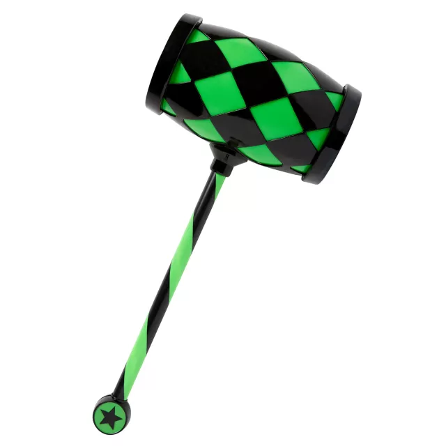 Kids Green and Black Scary Clown Hammer - Spirithalloween.com