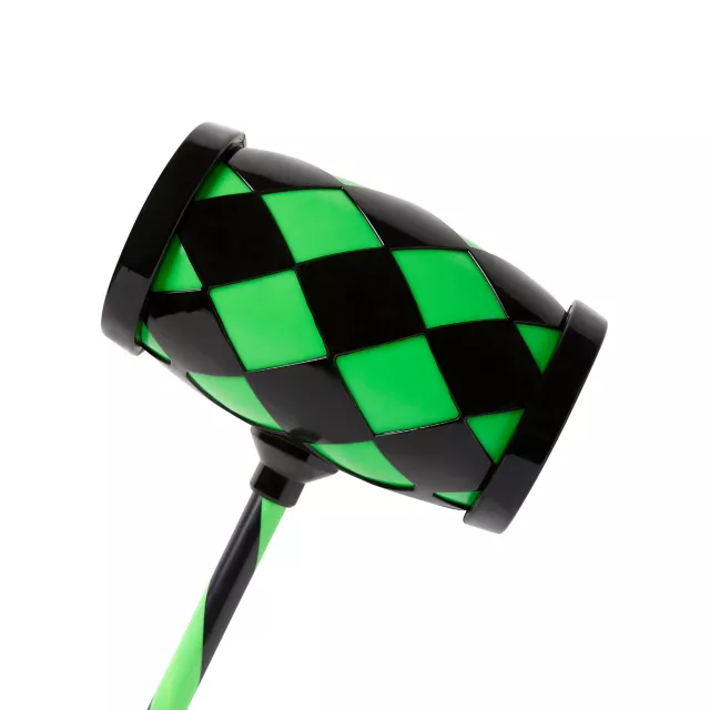 Kids Green and Black Scary Clown Hammer - Spirithalloween.com