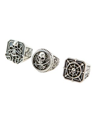【LOOT】Legacy of One-Eyed Pirates RING Pirate Ring, Gold Pirate Ring, Solid Gold Skull Ring, Skull