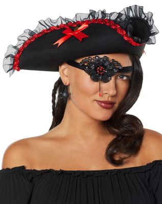 Pirate Costume Eye Patch  Black Pirate's Eye Patch Accessory