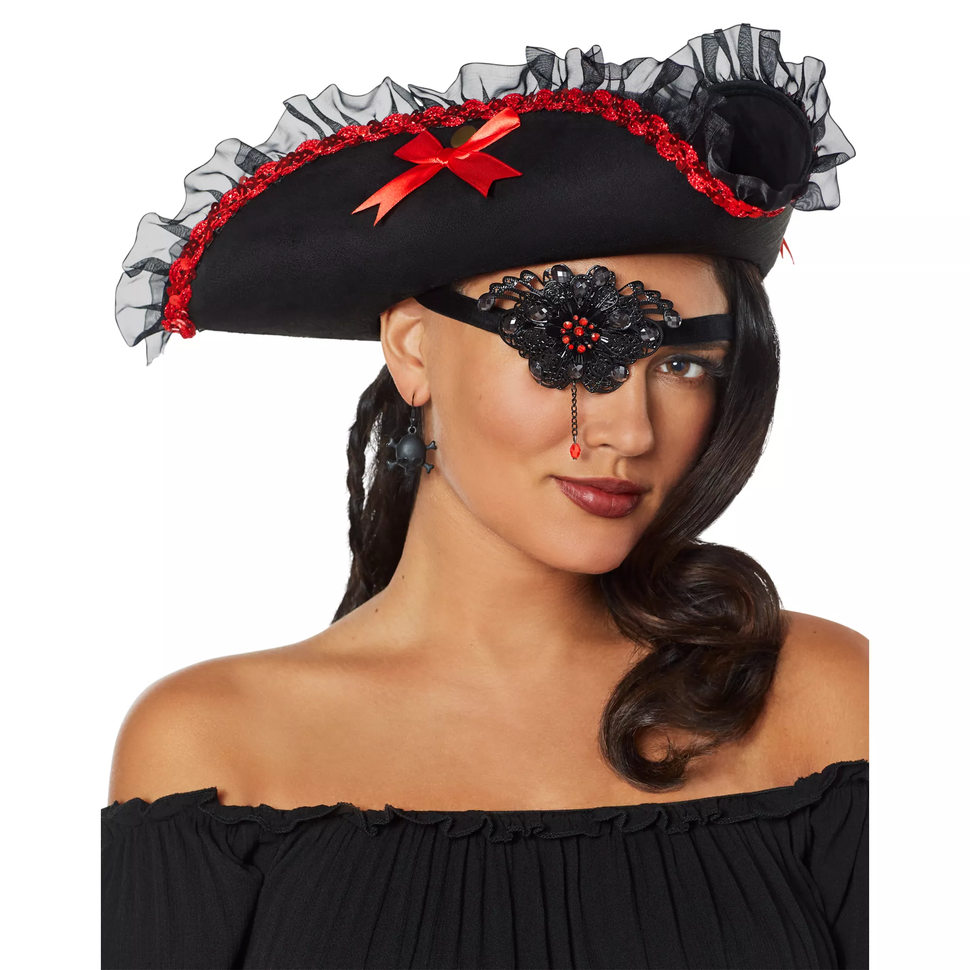 Jeweled Pirate Eye Patch at Spencer's