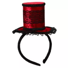 Gothic Cross Mini Hat Headband at Spirit Halloween