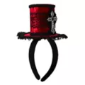 Gothic Cross Mini Hat Headband at Spirit Halloween