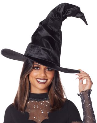 Black Crooked Witch Hat - Spirithalloween.com