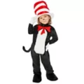 Toddler Cat in the Hat Jumpsuit Costume – Dr. Seuss at Spencer's
