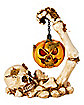 Light-Up Skeleton Pumpkin Table Top Decoration