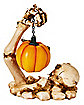 Light-Up Skeleton Pumpkin Table Top Decoration