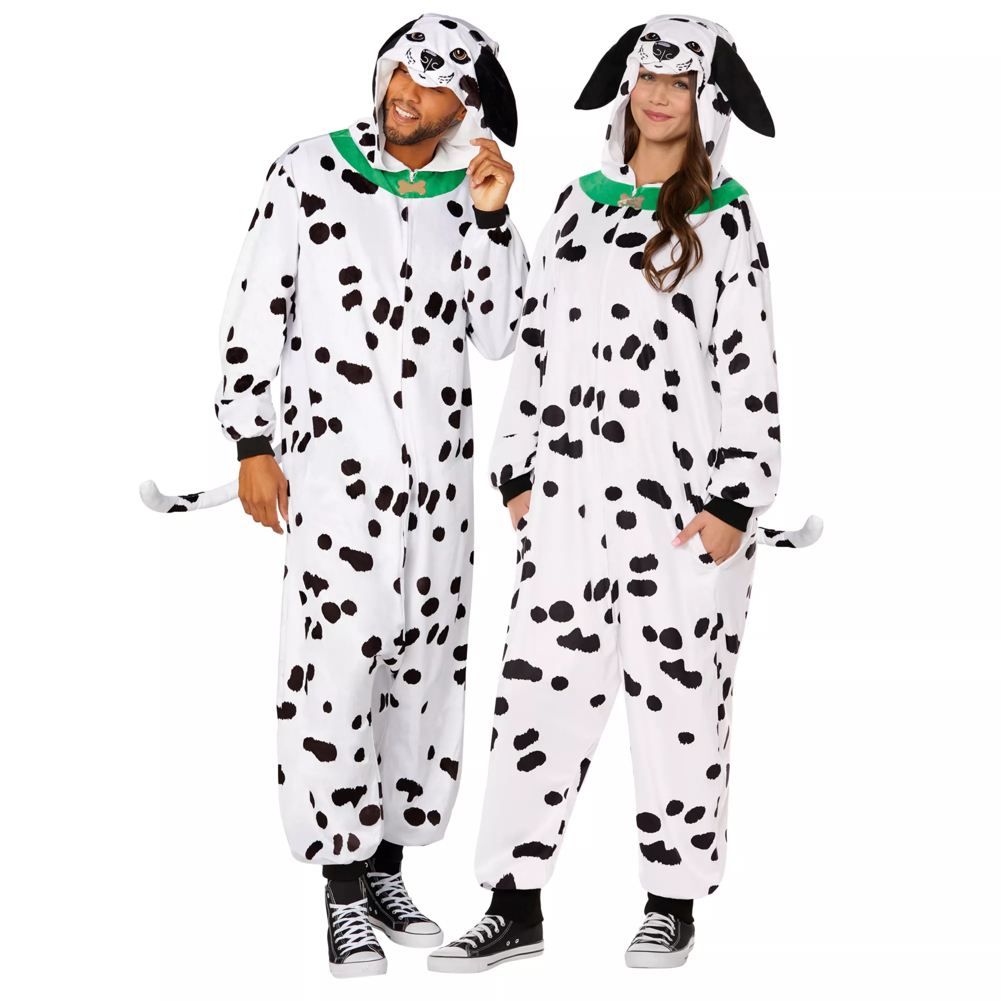 Adult Dalmatian Jumpsuit Costume at Spirit Halloween