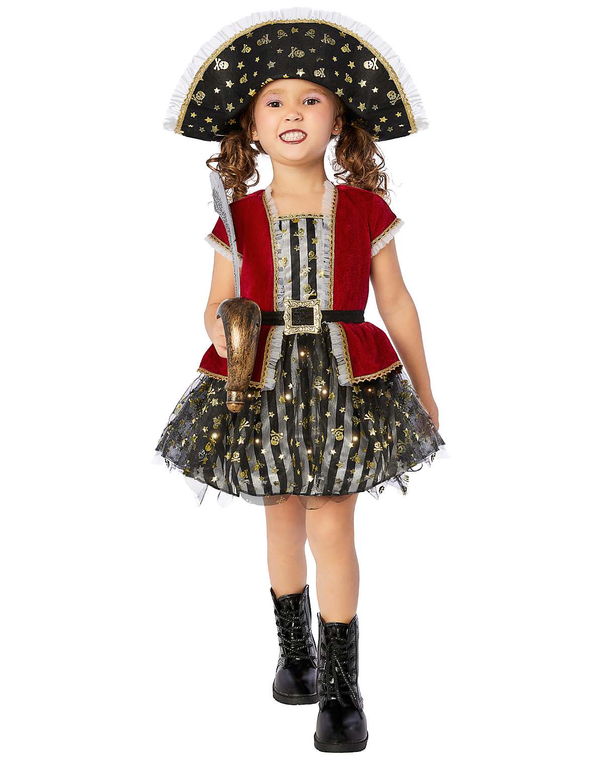 Kids Light-Up Pretty Pirate Costume