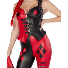Harley Quinn Two-Piece Costume - The Suicide Squad at Spirit Halloween