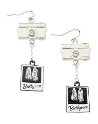 Beetlejuice Polaroid Earrings