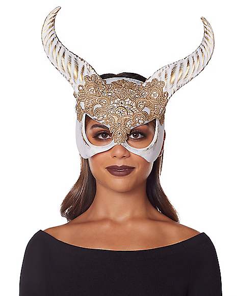 Repressalier anspore gammel Horned Masquerade Eye Mask - Spirithalloween.com