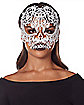 White Metal Skeleton Eye Mask