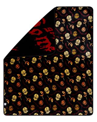 Sam Reversible Fleece Blanket - Trick 'r Treat