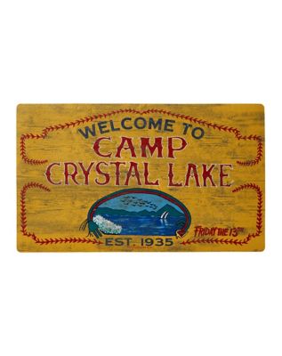 Welcome to Camp Crystal Lake Doormat - Friday the 13th
