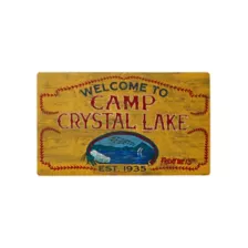 Welcome to Camp Crystal Lake Doormat - Friday the 13th at Spirit Halloween