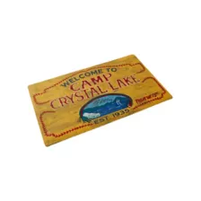 Welcome to Camp Crystal Lake Doormat - Friday the 13th at Spirit Halloween