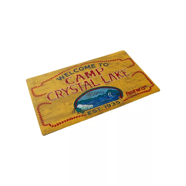 Welcome to Camp Crystal Lake Doormat - Friday the 13th at Spirit Halloween