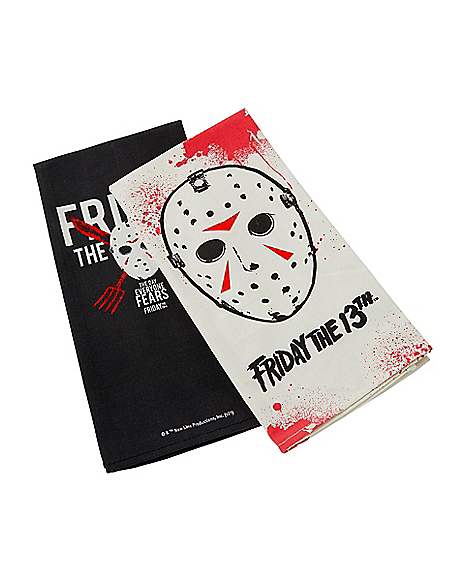 Jason Horror Personalized Dish Kitchen Hand Towels ANY COLOR 