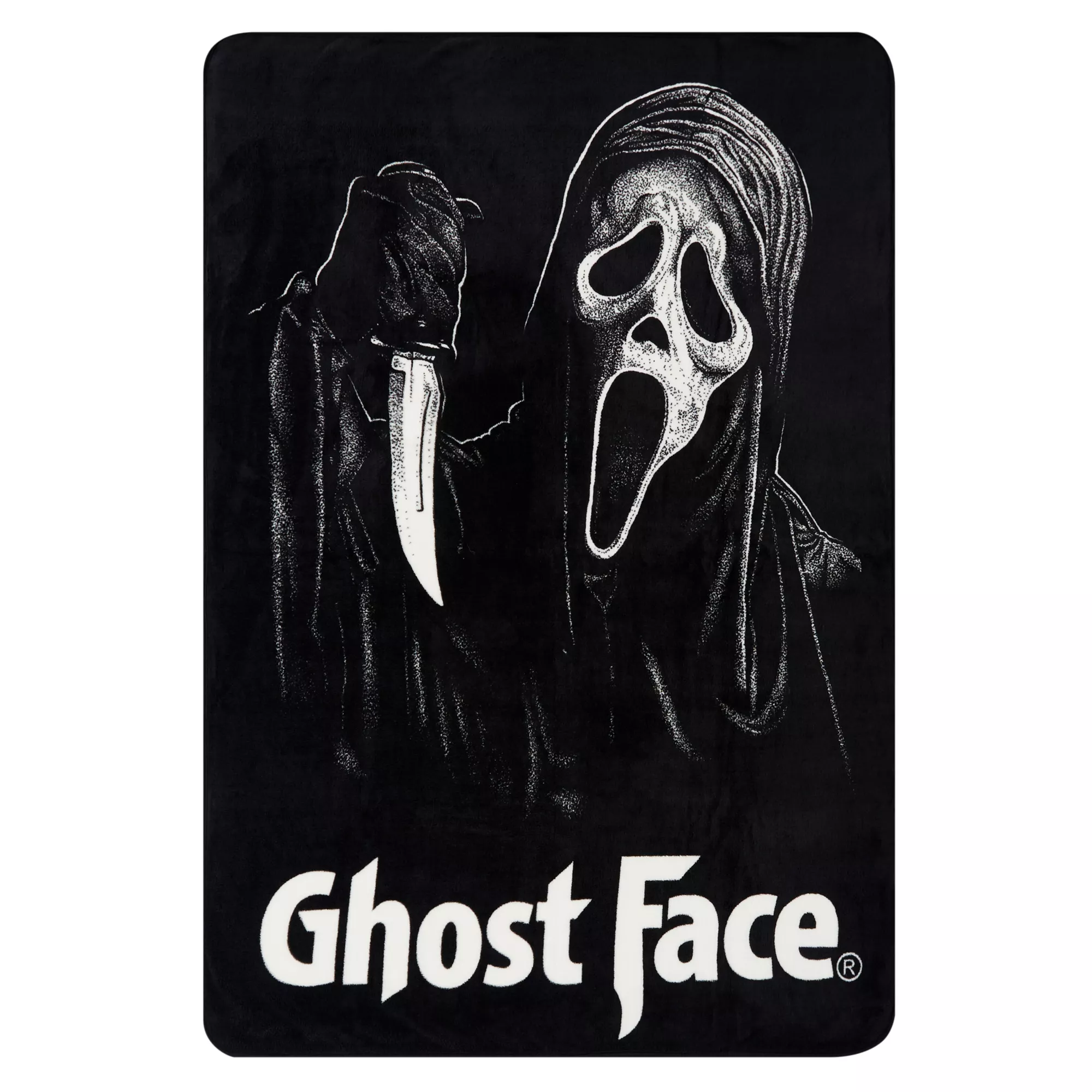 Ghost Face Fleece Blanket at Spencer's