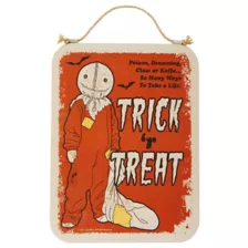 Take a Life Sam Sign - Trick 'r Treat at Spirit Halloween