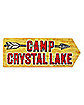 Arrow Camp Crystal Lake Sign - Friday the 13th
