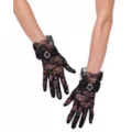 Gothic Lace Vampire Gloves at Spirit Halloween