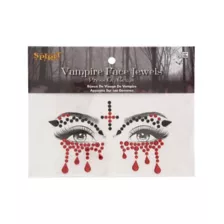 Jewel Vampire Face Decal at Spirit Halloween