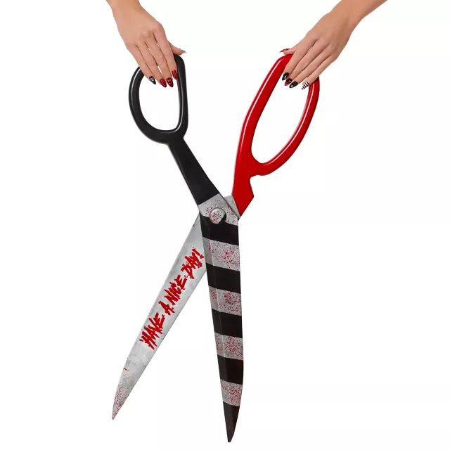 Oversized Clown Scissors at Spirit Halloween