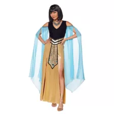 Adult Blue and Gold Egyptian Queen Costume at Spirit Halloween