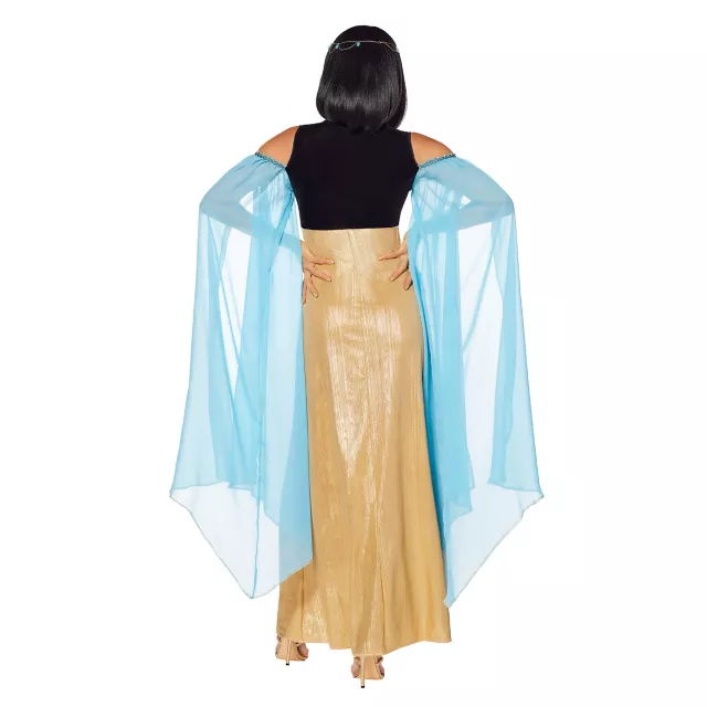Adult Blue and Gold Egyptian Queen Costume at Spirit Halloween