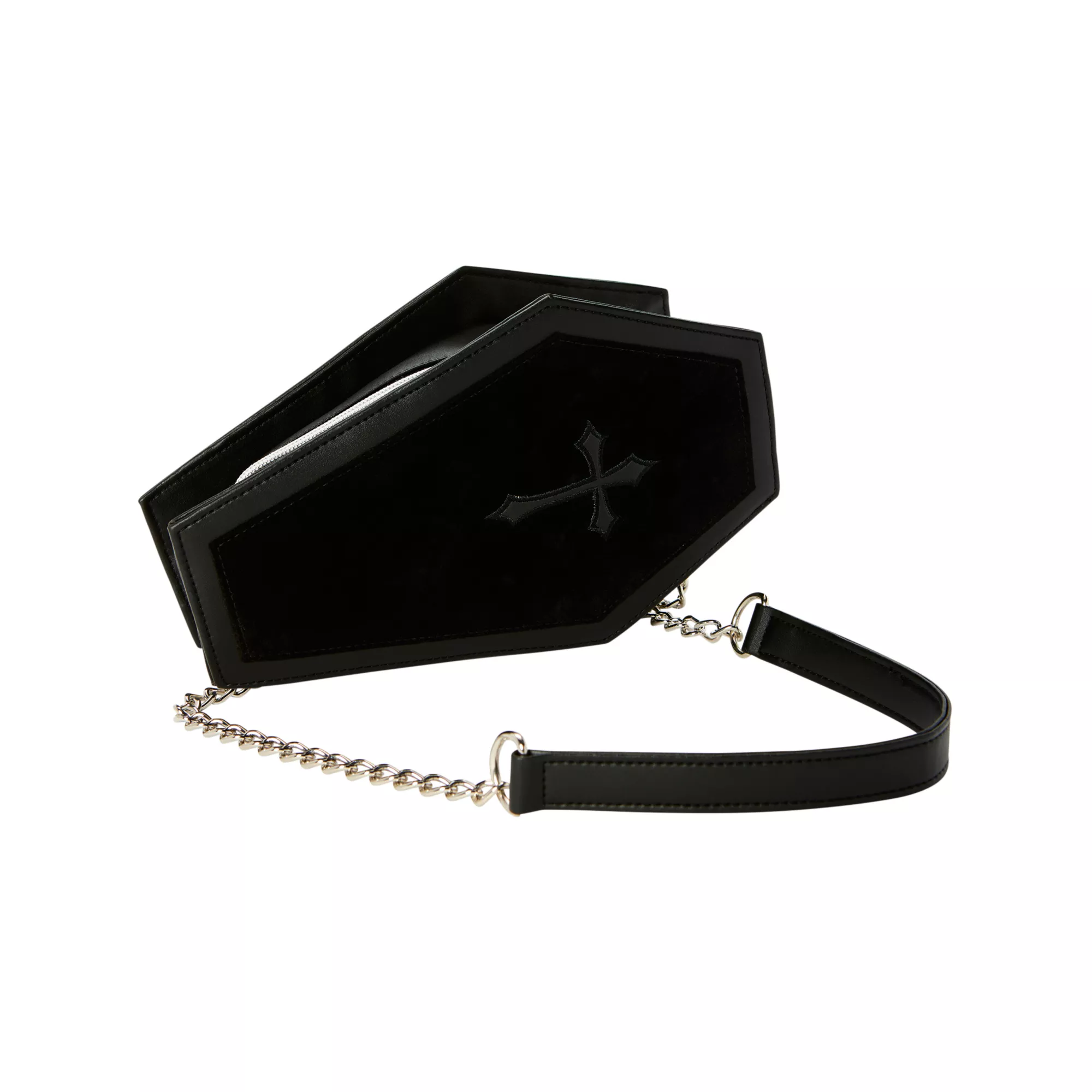 Black Coffin Crossbody Bag at Spirit Halloween