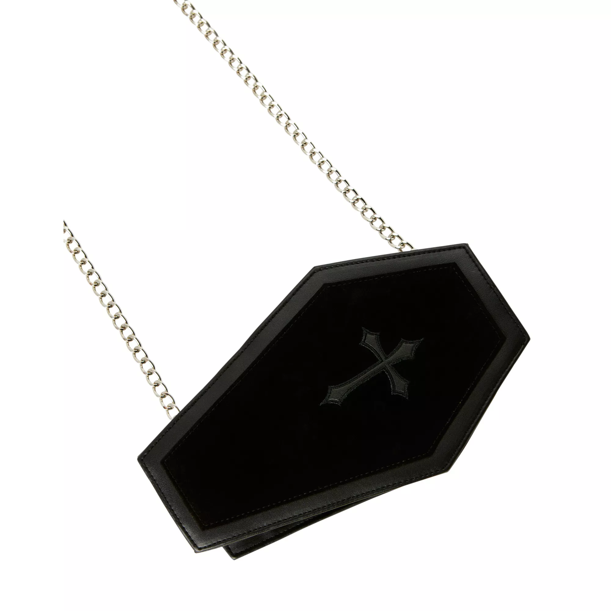 Black Coffin Crossbody Bag at Spirit Halloween