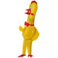 Adult Rubber Chicken Inflatable Costume at Spirit Halloween