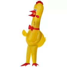 Adult Rubber Chicken Inflatable Costume at Spirit Halloween