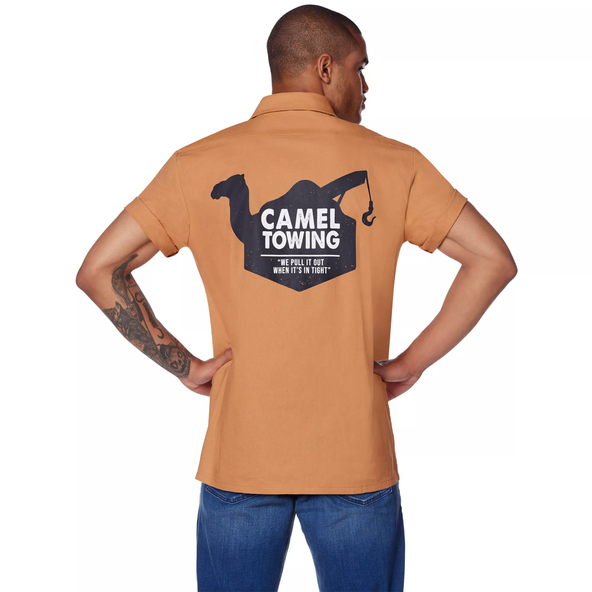 Camel Towing Work Shirt at Spirit Halloween