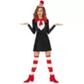 Adult Cat in the Hat Dress - Dr. Seuss at Spirit Halloween